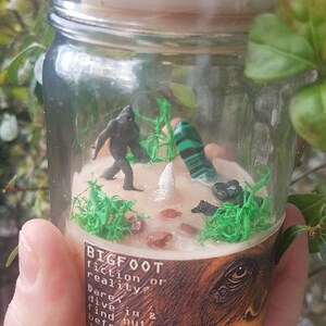 BIGFOOT Candle | SASQUATCH | Malachite | Jasper | Lava Stone | Healing Crystal | Healing Stone | NATURE | Gift | Outdoor | Mountains | Hikers | Hiking | Camping