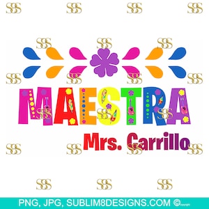 Personalized Maestro PNG and JPG ONLY