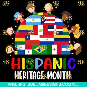 Hispanic Heritage Month PNG ONLY