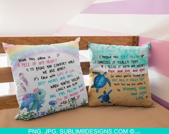 Personalized To My Granddaughter and Grandson Comforter Square Pillow No Names Sublimation Design PNG and JPG ONLY