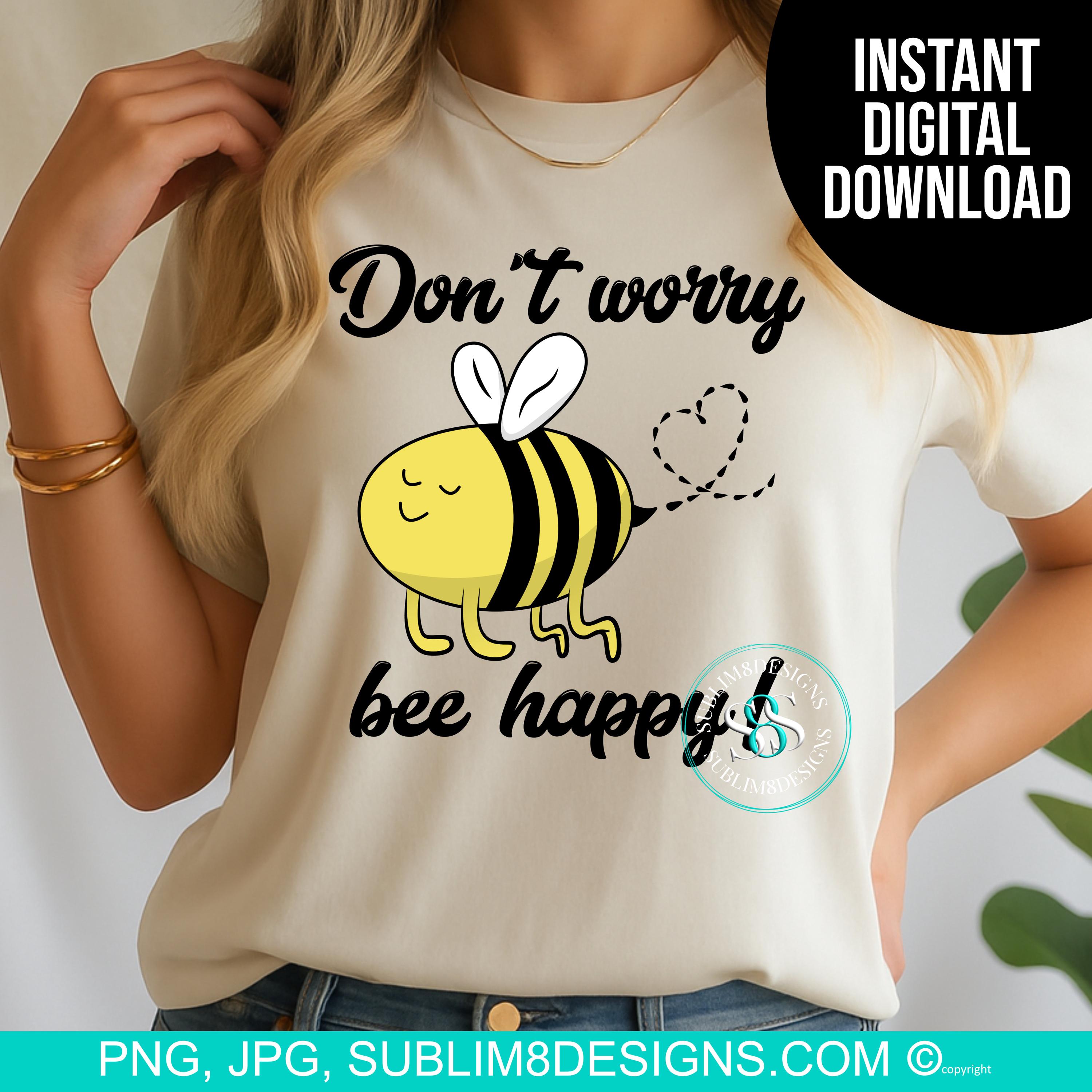 ミュージシャン DOTS Don't Worry, Be Happy L/S TEE Dont Worry Be Happy Shirt - Etsy