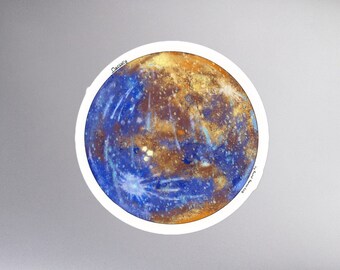 Mercury Space Art Sticker