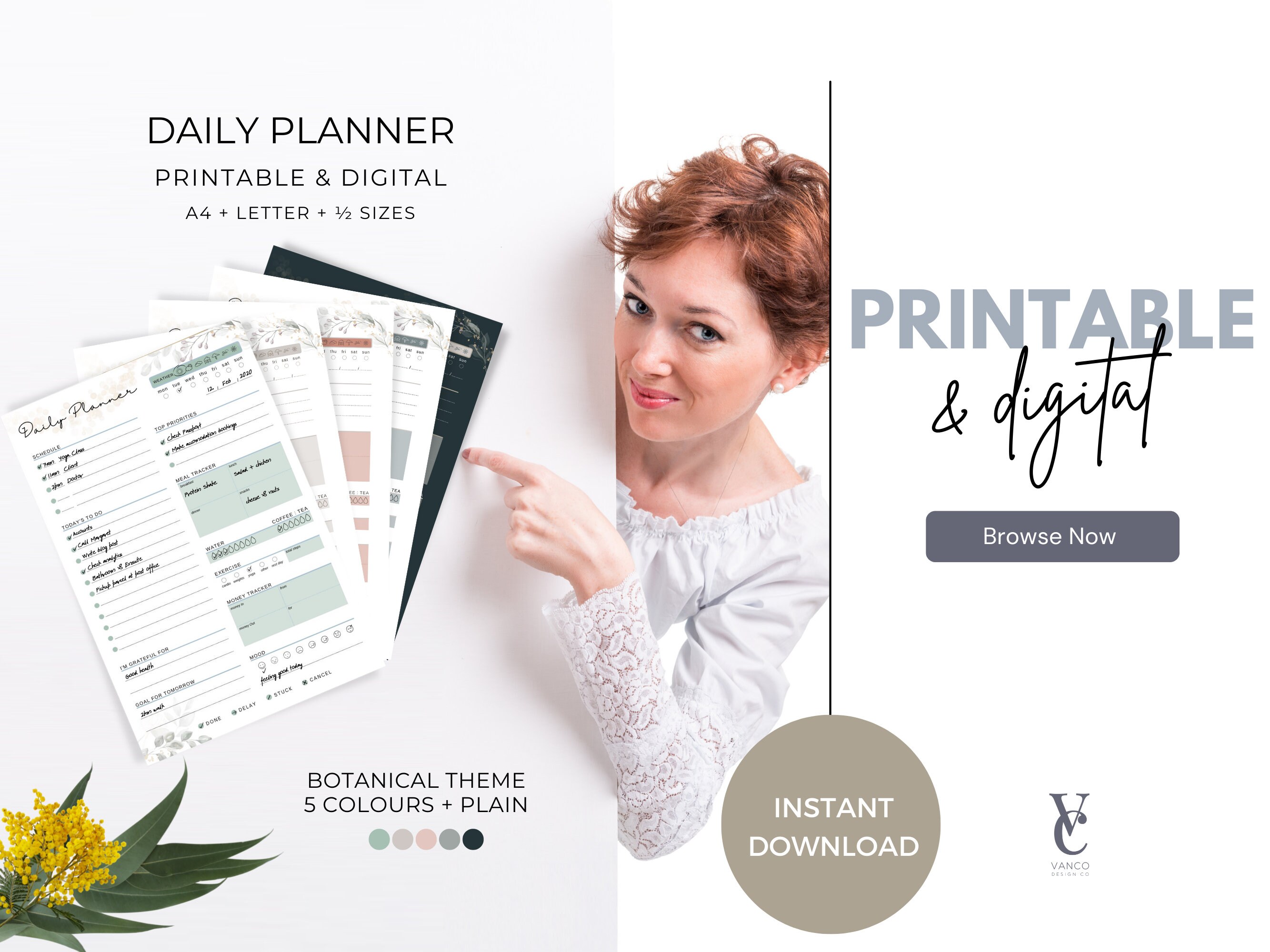 DAILY PLANNER to Do List Printable Planner Rituals & Routines, Personal ...