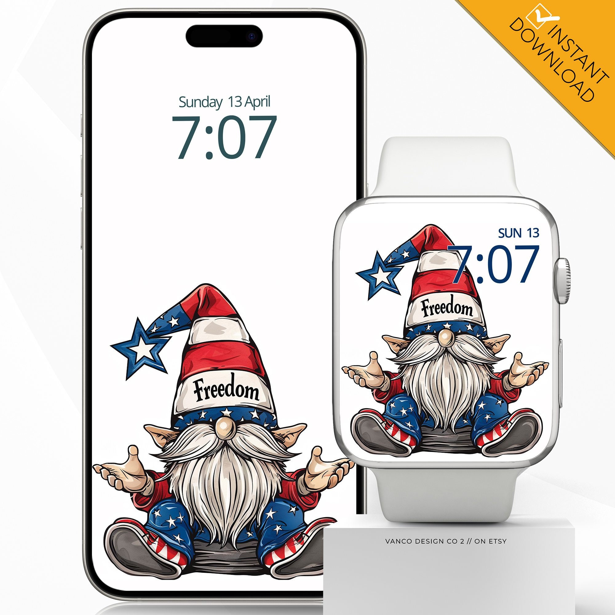 Bandera Americana Gnome Apple Watch Face Wallpaper 4 de julio, Fondo del  iPhone del Día de la Independencia Patriótica, Pantalla del teléfono  inteligente Freedom USA America - Etsy México, image size:2000x2000