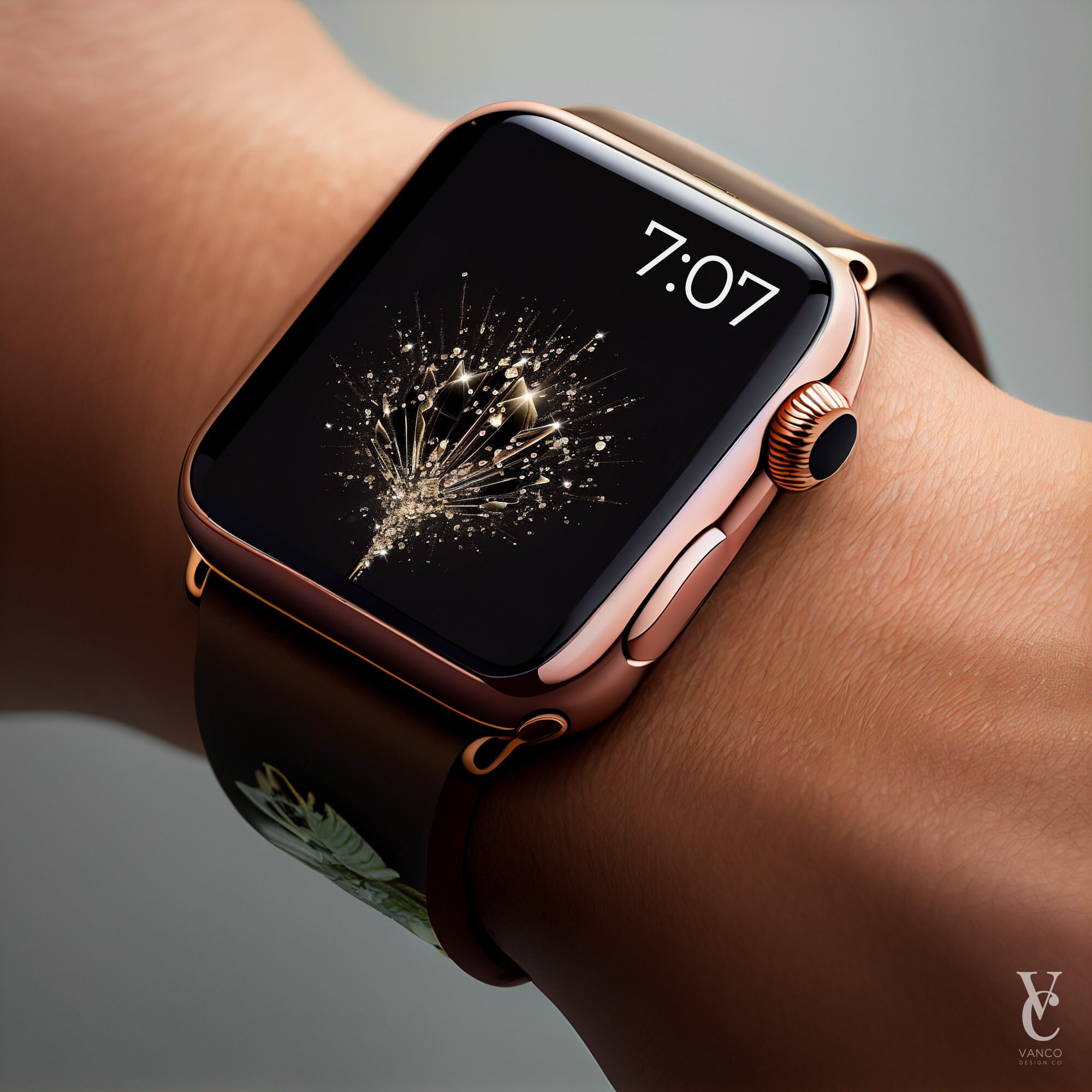 Diamanten Apple Watch-achtergrond, sprankelende glitter-bling  glamour-wijzerplaat en iPhone-achtergrond, SmartWatch zwart goud elegant  luxe ontwerp - Etsy België, image size:2000x2000