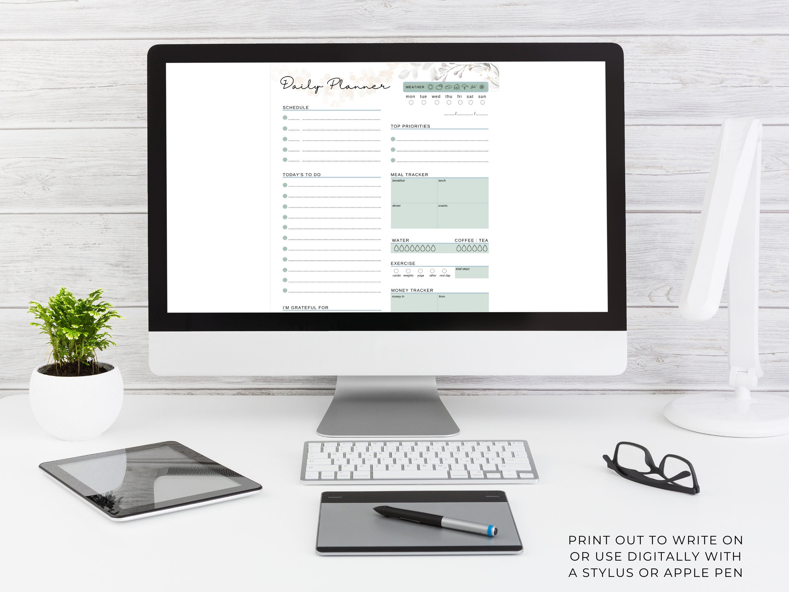 DAILY PLANNER to Do List Printable Planner Rituals & Routines, Personal ...