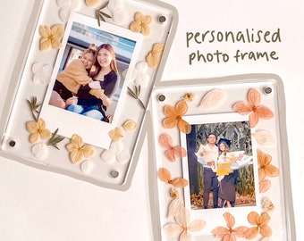 polaroid style customised frame, personalised gift, personalised polaroid frame, personalised photos, personalised birthday gift