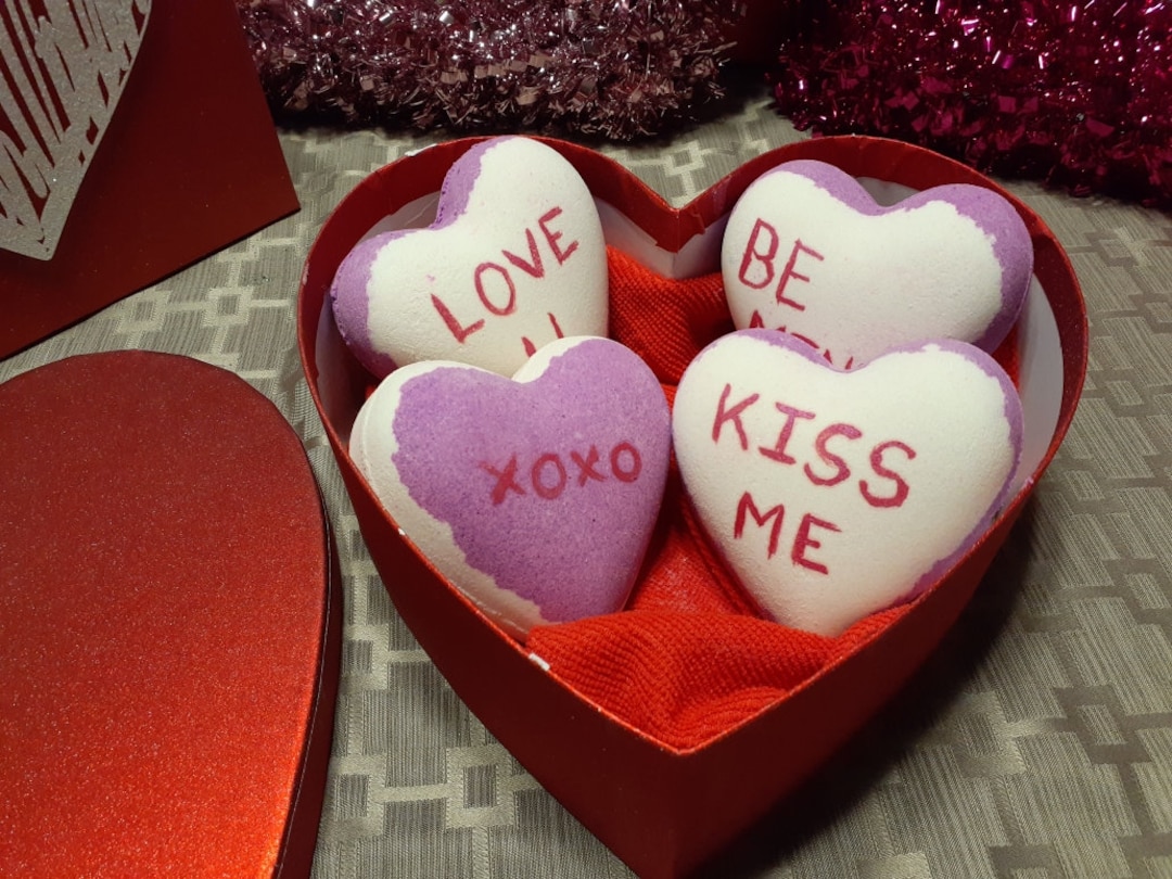 Bath Bomb Conversation Candy | Bath Bomb Valentine's Day - Etsy