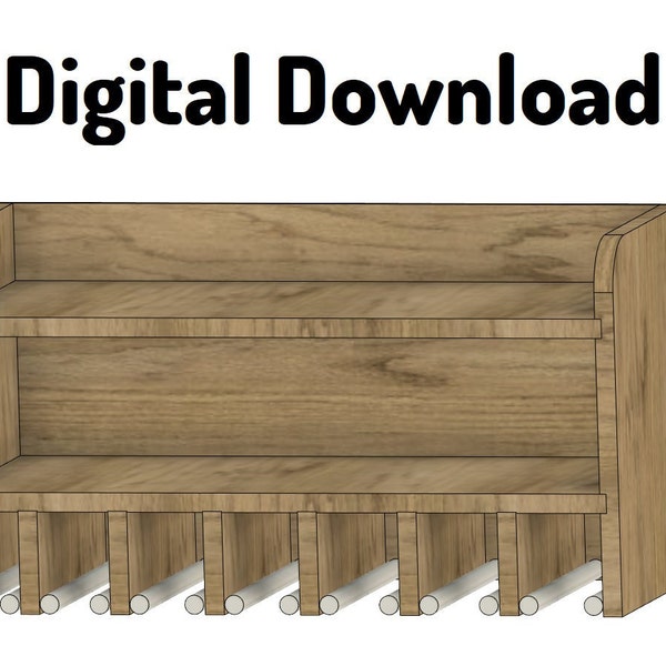 Drill Docking & Charging Station Build Plan, Woodworking plans, Cordless Drill Dock Build Plans, Storage and Organization, Tool Organization