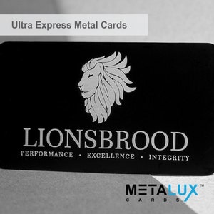 VIP Metal Cary/Apex/Morrisville Card — Lions Eye Promotions
