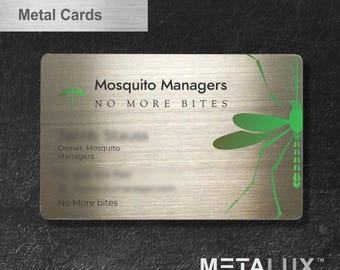 Custom Printed Metal Cards | Credit Card Sized | Aluminum for Membership Cards, Business Cards and Invitations | AluSeries