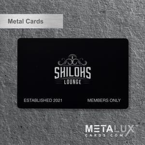 Express AluSeries Perma-Etch | Cartes de membre | Cartes de visite gravées | Cartes VIP | Cartes-cadeaux | Événements spéciaux