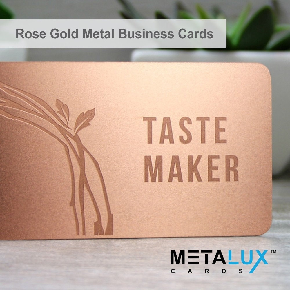 Gold Metal Cards