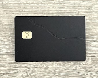 Matte Black Brass Metal Card | Custom VIP Cards | Membership Cards