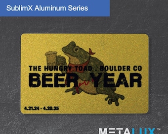 Custom Aluminum Metal Cards | Credit Card Sized Business Membership Invitations