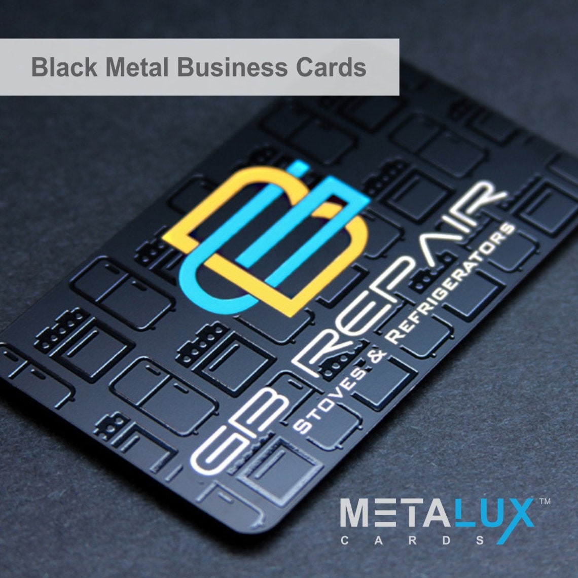 Metalux Black Metal Business Cards Membership Cards VIP Cards Special ...