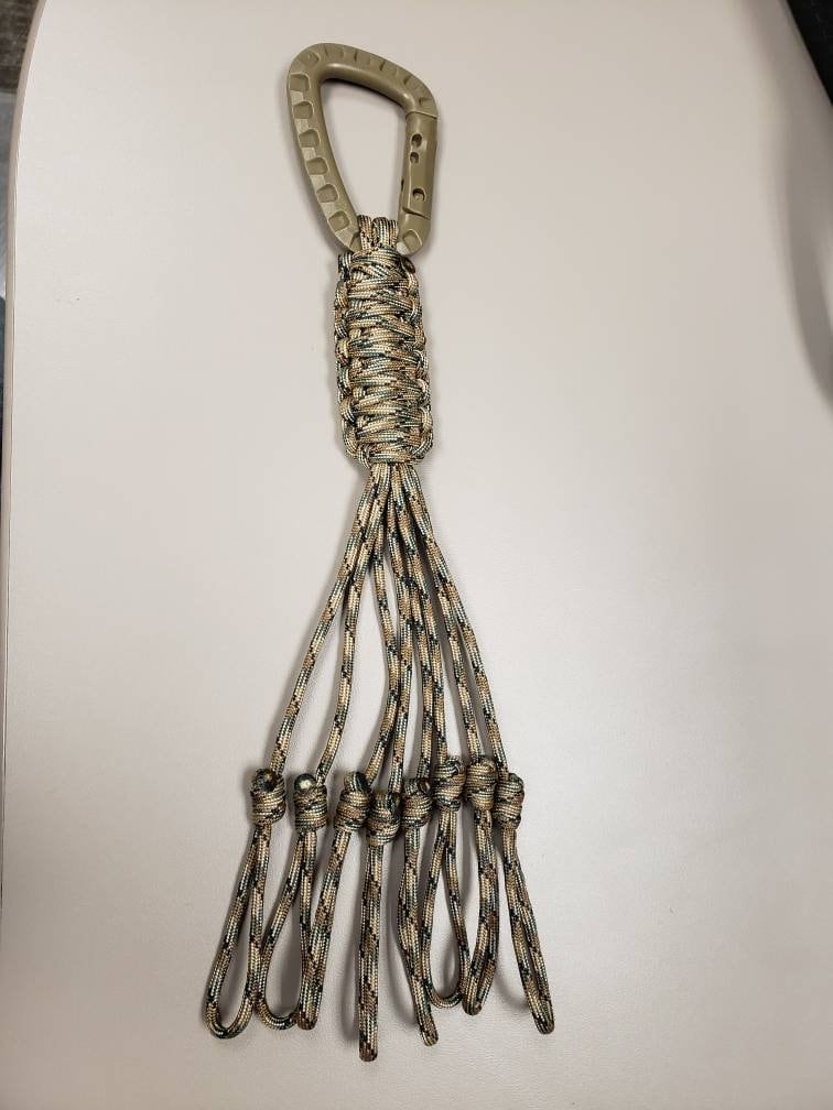 Compact 550 Paracord Handmade Game Carrier Tote With Carabiner Perfecr for Doves, Quail, Upland