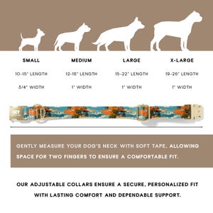 Puede incluir: Collar para perros con un dise&ntilde;o de playa tropical, con un oc&eacute;ano azul, palmeras y una peque&ntilde;a casa. Tallas desde peque&ntilde;a (25-38cm de largo) hasta X-Large (48-66cm de largo). Texto: "LUCY".
