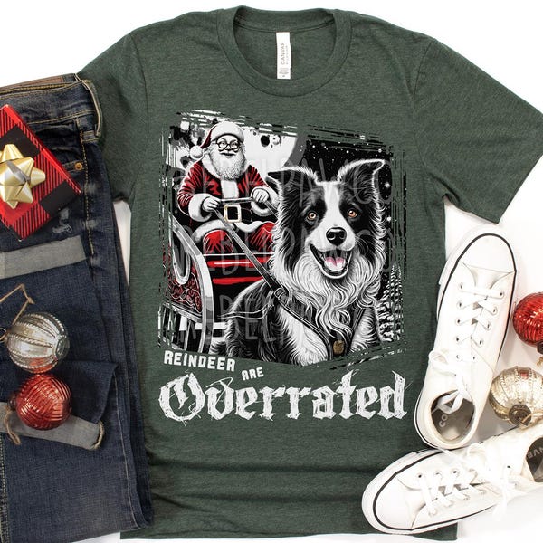 Border Collie Sweatshirt for Dog Lovers, Christmas Border Collie Shirt, Christmas Crewneck, Dog Dad Gifts, Collie Gift, Dog Mom Shirt SL13