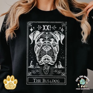 English Bulldog Sweatshirt, Crewneck Sweater, Dog Owner Halloween Sweatshirt, Bulldog Shirt, Dog Mom Gift, Dog Dad Gift, English Bulldog