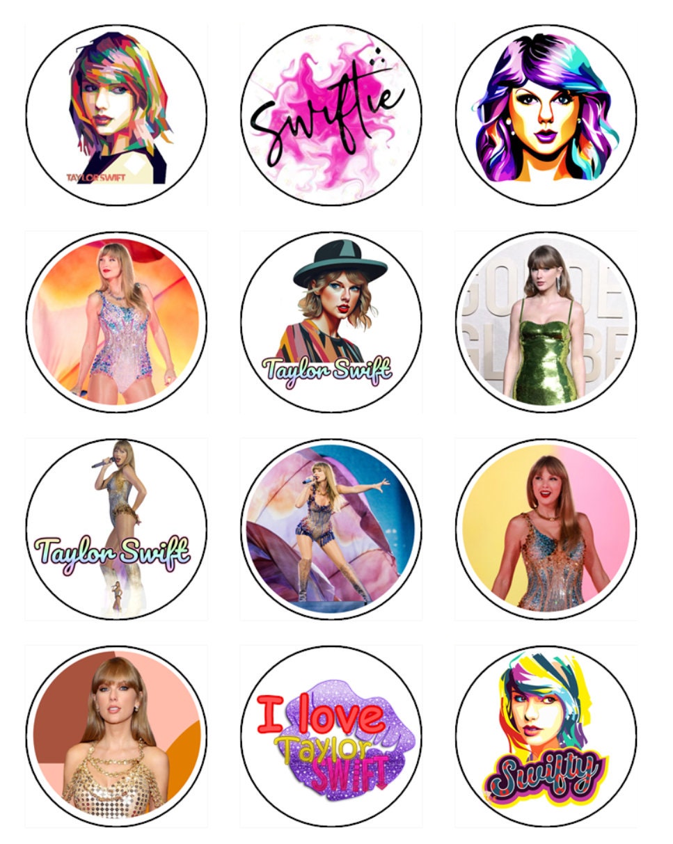 Music Taylor Swift Cupcake Toppers - Il Fullxfull.5772938141 Nyb7