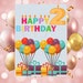Happy 2nd Birthday Card, Printable 2nd Birthday Card, Happy Second ...