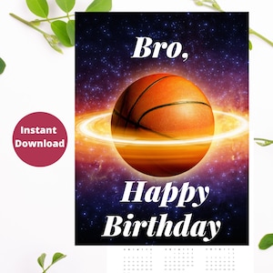 Happy Birthday Bro Karte | Alles Gute zum Geburtstag Bruder | Karte für Ihn | Großer Bruder | Kleiner Bruder | Freunde Geburtstagskarte