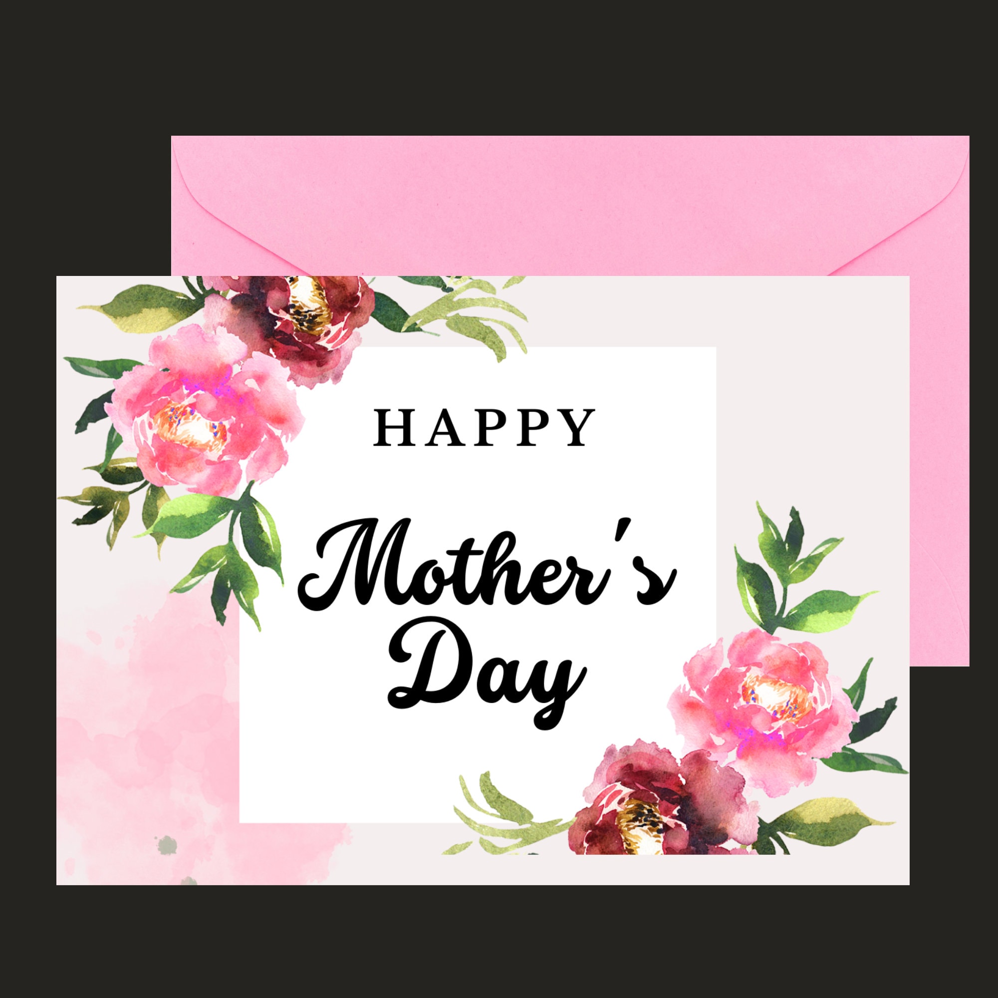 Happy Mother's Day Printable Card / Instant Download PDF - Etsy