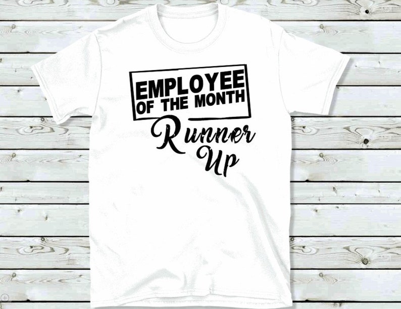 Employee of the Month Runner up SVG Runner up Svg Funny Etsy Hong Kong