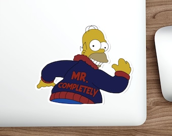 Pegatina de Homer Simpson - Mr. Completely de FSBD