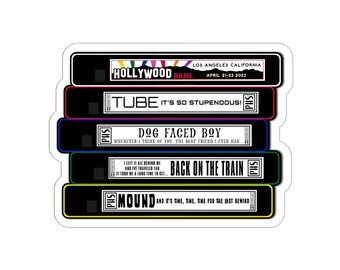 Phish @ The Hollywood Bowl Tape Stack Event Die Cut Sticker von FSBD