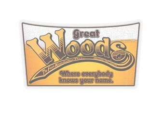 Phish 2024 Great Woods/Cheers Mashup Pegatinas