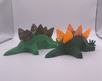 Stegosaurus Guitar Pick Holder | 6 Free Picks | Various Colors | Unique Gift for Musicians, Guitar Players, Dinosaur Lovers, Home Decor