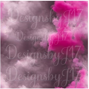 Sublimation Background PNG, Pink and Black Smokey Background Png