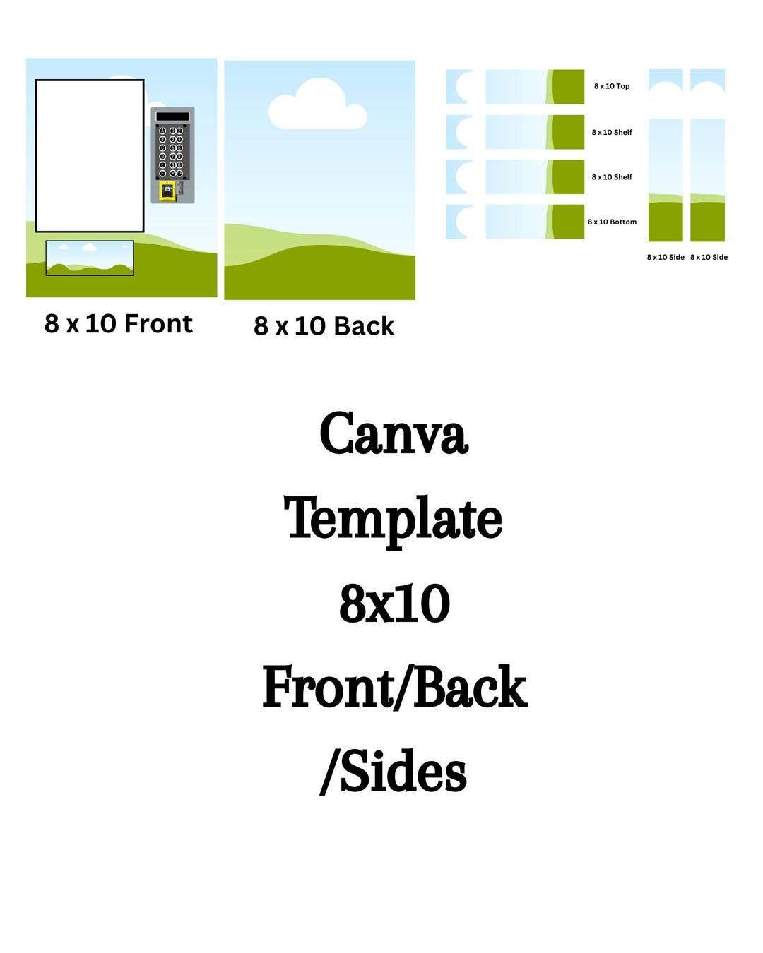 Custom Vending Machine Template/editable Canva Design/digital Download