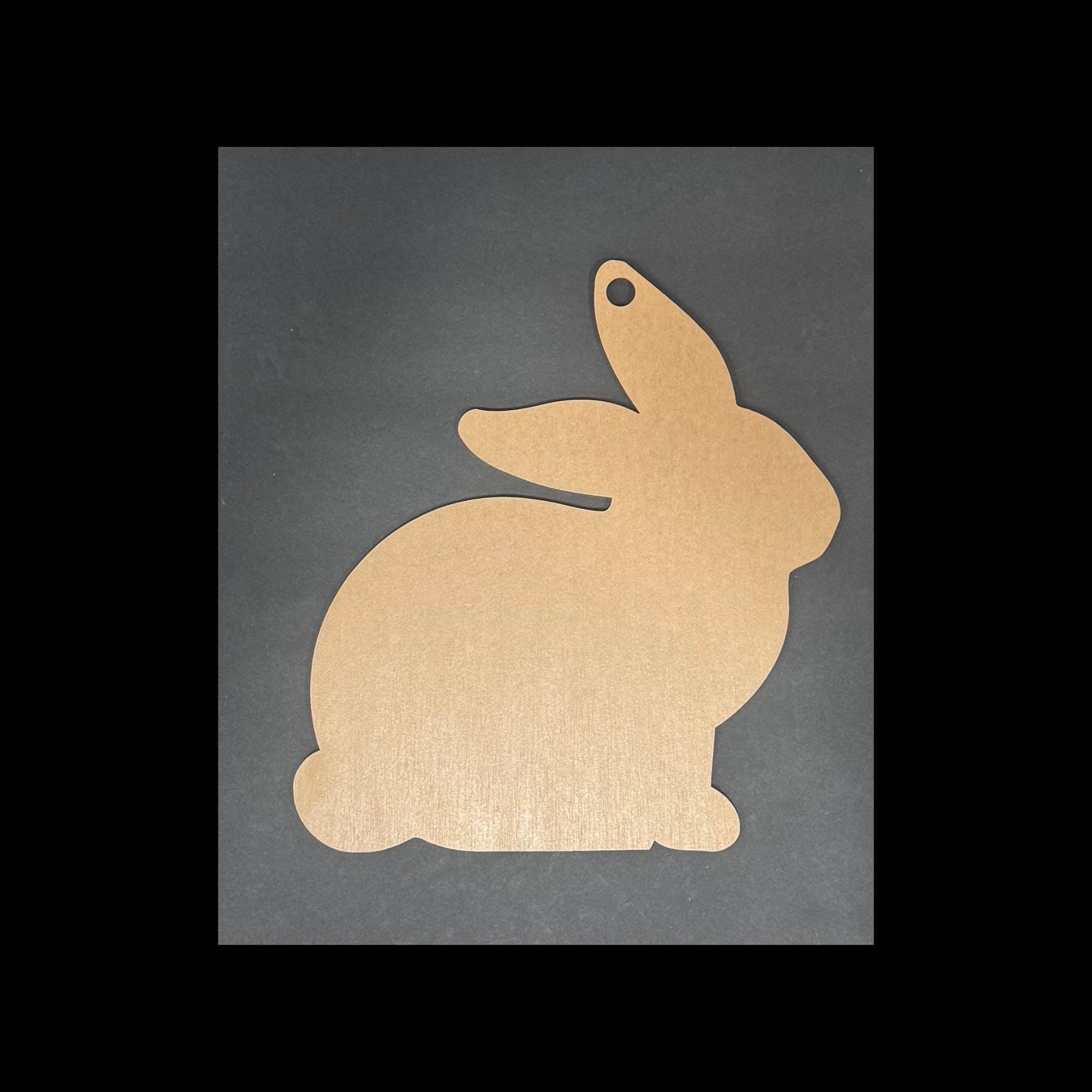 Standing Rabbit Blank Acrylic Bunny Blank/clear Acrylic Blanks/bunny Acrylic Blank - Etsy