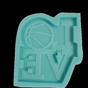 Silicone Mold, Basketball Mold, Resin Mold, Love Basketball, Resin Molds, Clay Molds, Wax Molds, Candy Mold, Clay Molds