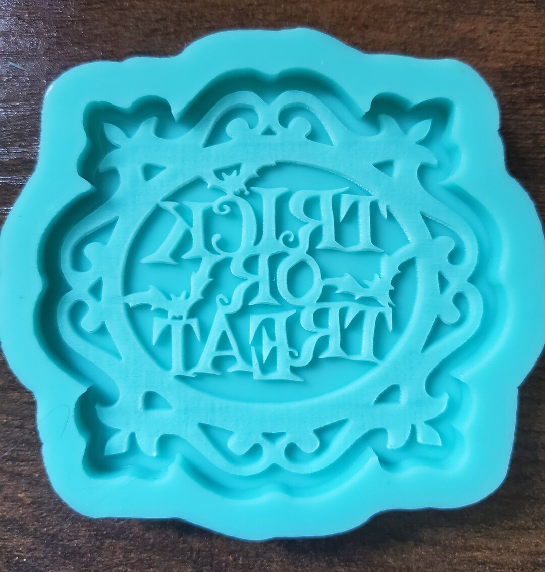 Silicone Mold Resin Mold Halloween Mold Trick or Treat - Etsy