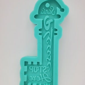 Santa Key Silicone Mold, Resin Mold, Christmas Mold