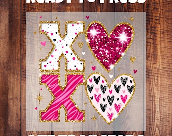 Valentine's Day DTF Transfer/Hot Peel DTF Valentine Heat Transfer