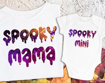 Halloween Mama and Mini PNG, Halloween Mama png, Halloween mini png, Halloween png, Spooky Mama png, Spooky Mini png, Digital Download