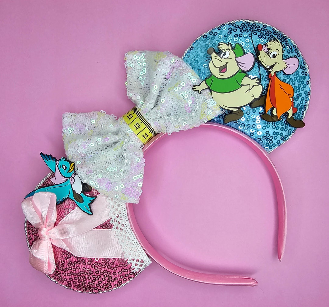 Cinderella/gus &amp; Jaq - Mouse Ears Headband - Etsy