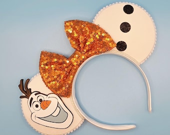 Olaf - mouse ears headband