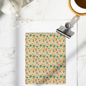 Polymer Clay Image Transfer, Clay Transfer Sheets, Polymer Clay Transfer Paper, Water Soluble Transfer Paper, Colorful Flowers