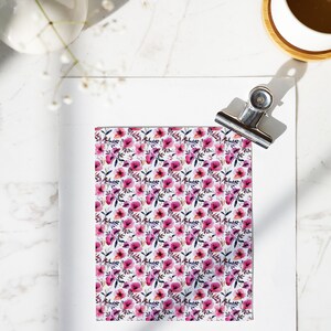 Polymer Clay Image Transfer, Clay Transfer Sheets, Polymer Clay Transfer Paper, Water Soluble Transfer Paper, Colorful Flowers