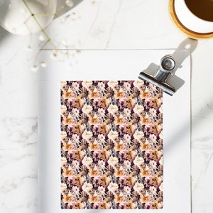 Polymer Clay Image Transfer, Clay Transfer Sheets, Polymer Clay Transfer Paper, Water Soluble Transfer Paper, Colorful Flowers