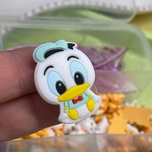 A9 Mint Donald Silicone Focal Bead // Duck
