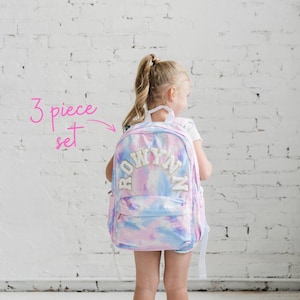 cadeau personnalisé pour fille sac à dos cadeau de rentrée des classes personnalisé cadeau d'anniversaire unique pour tout-petits indispensables de l'école