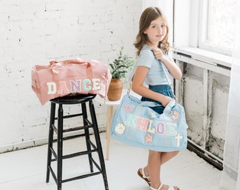 Personalized Gymnastics Duffel Bag for girl custom gym bag for gymnast present for athlete gift for gymnastics team present tumbling tote