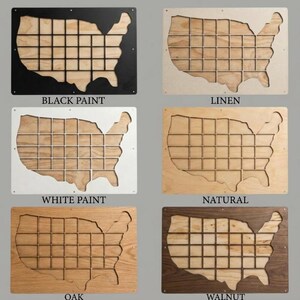NFL stadium tracker personalized wood photo frame football map NFL team gift for football fan present for dad man cave custom decor image 3